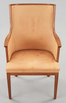 A Carl Malmsten armchair, 'The bibliophile'.