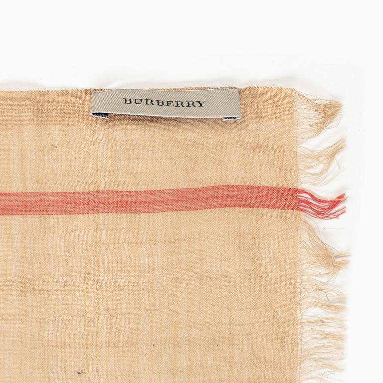 Burberry, scarfs, två st.