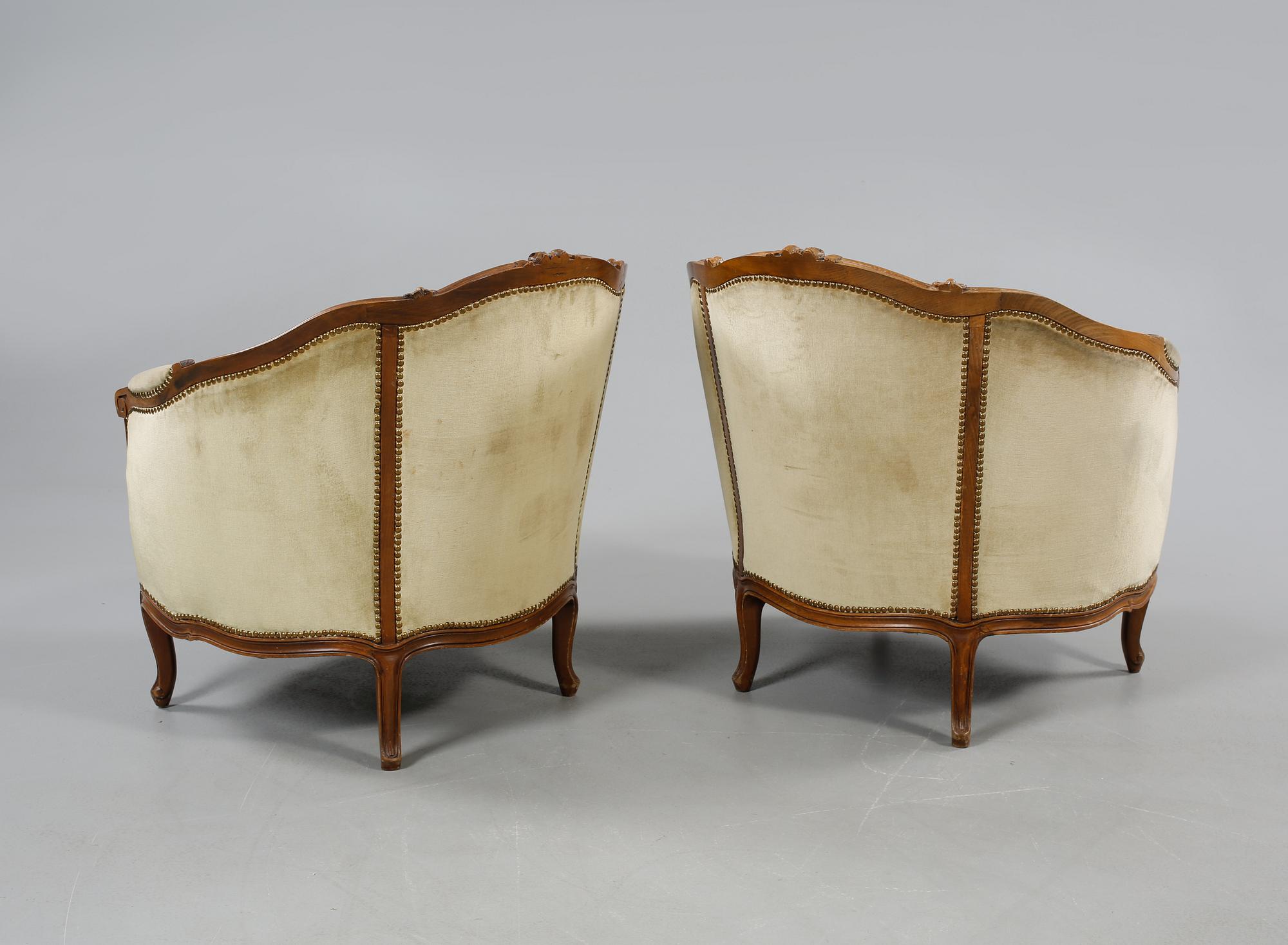 SOFFGRUPP, rokokostil, omkring 1900-talets mitt.