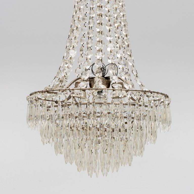 An early 20th century chandelier.