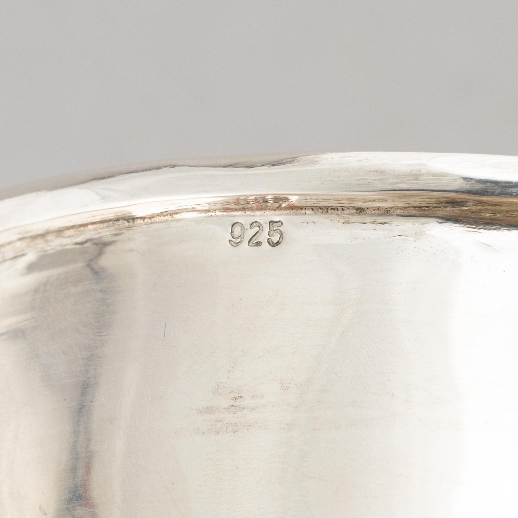 Coasters, ett par, sterlingsilver, 1900-tal.