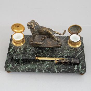 A desk set, circa 1900.