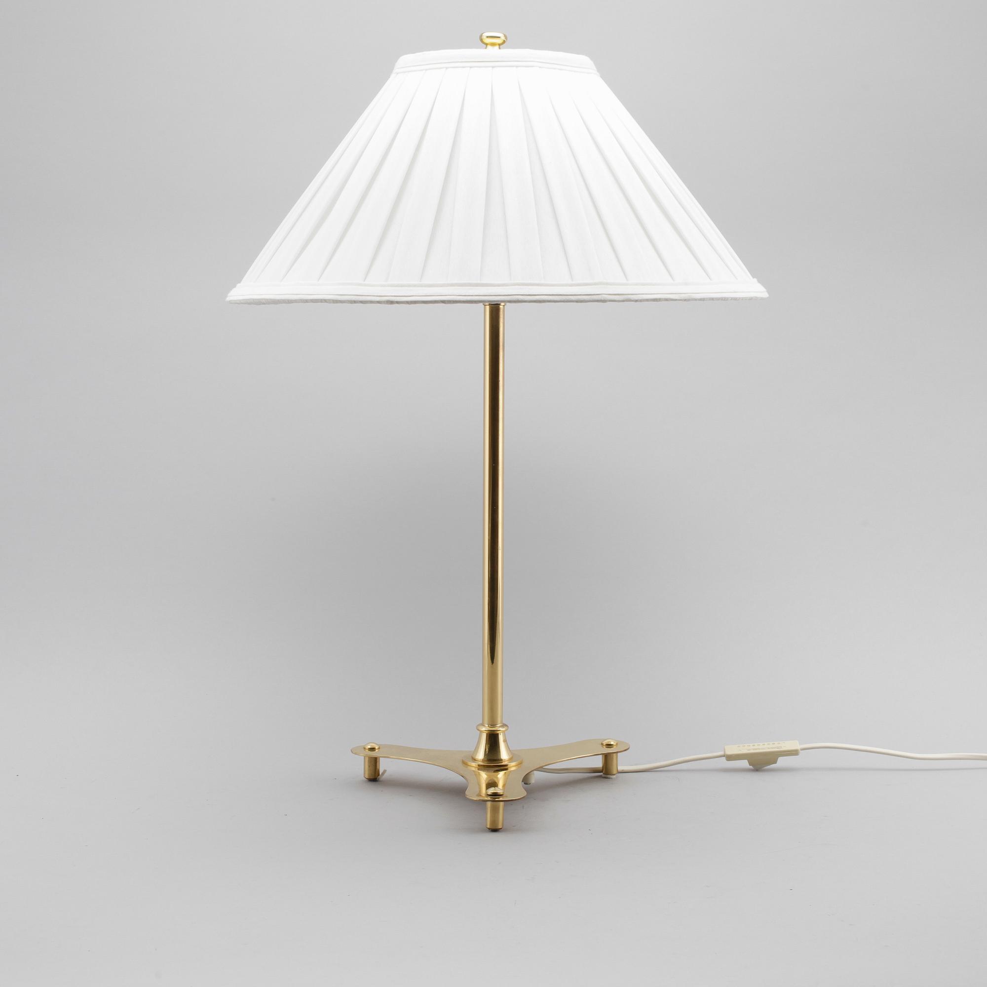 BORDSLAMPA, mässing, modell 2467/2, Josef Frank, Firma Svenskt Tenn.