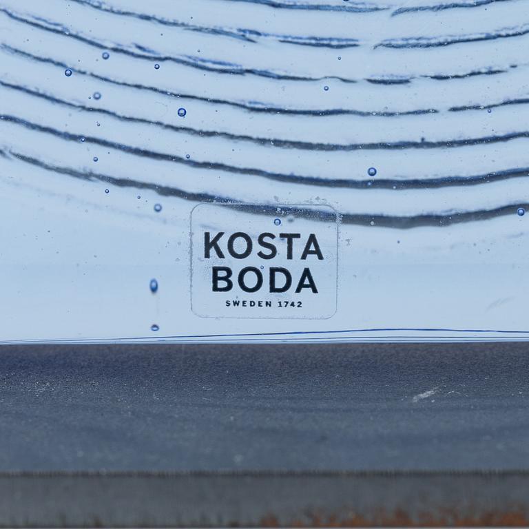 Bertil Vallien, relief, Kosta Boda, signerad.