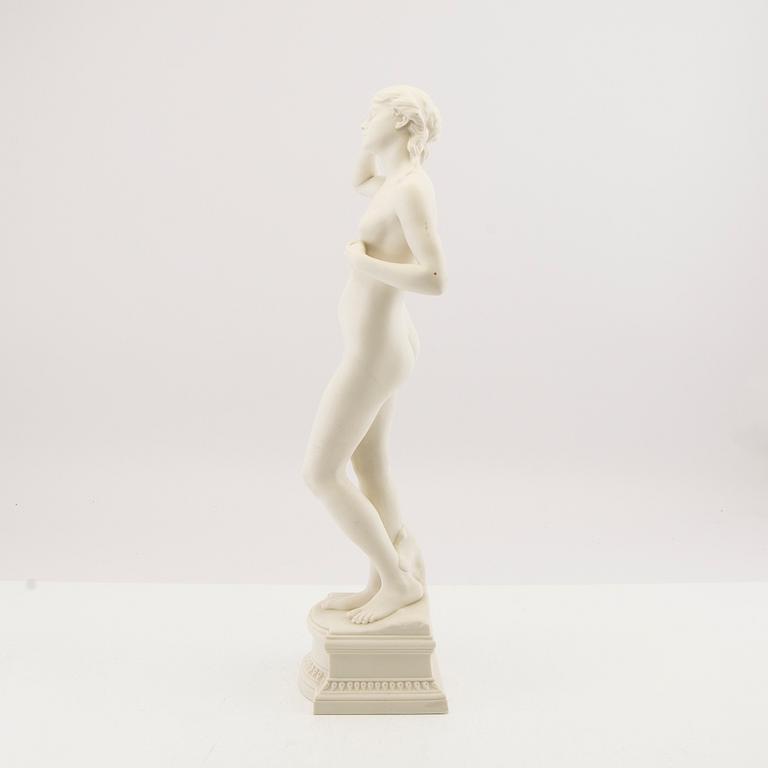 Per Hasselberg, skulptur "Snöklockan" Gustavsberg 1905.