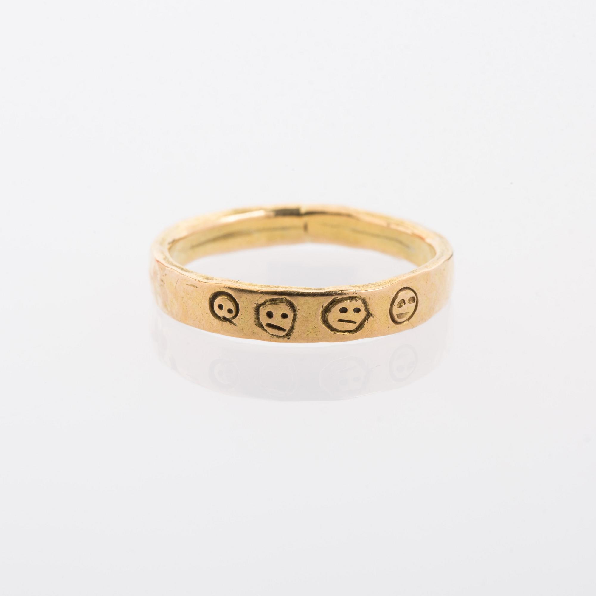 RING, 18K guld. Jan Lambert Kruse, 1992.