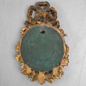 A Gustavian wall clock by Hans Wessman (active in Stockholm 1787-1805).