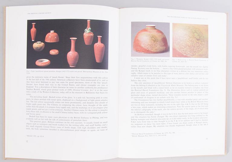 BÖCKER, 9 st, Transactions of the Oriental Ceramic Society, London 1991-2004.