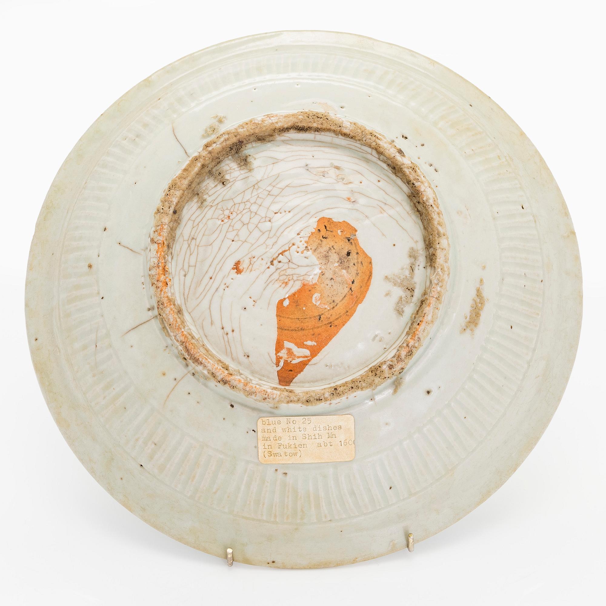 Malja, posliini. Ming-dynastia (1368-1644), Swatow, 1500-luku.