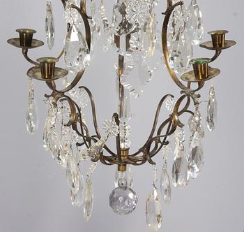 LJUSKRONA, barockstil, 1900-talets mitt, h 60.