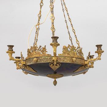 Chandelier in the Empire style, early 20th century.