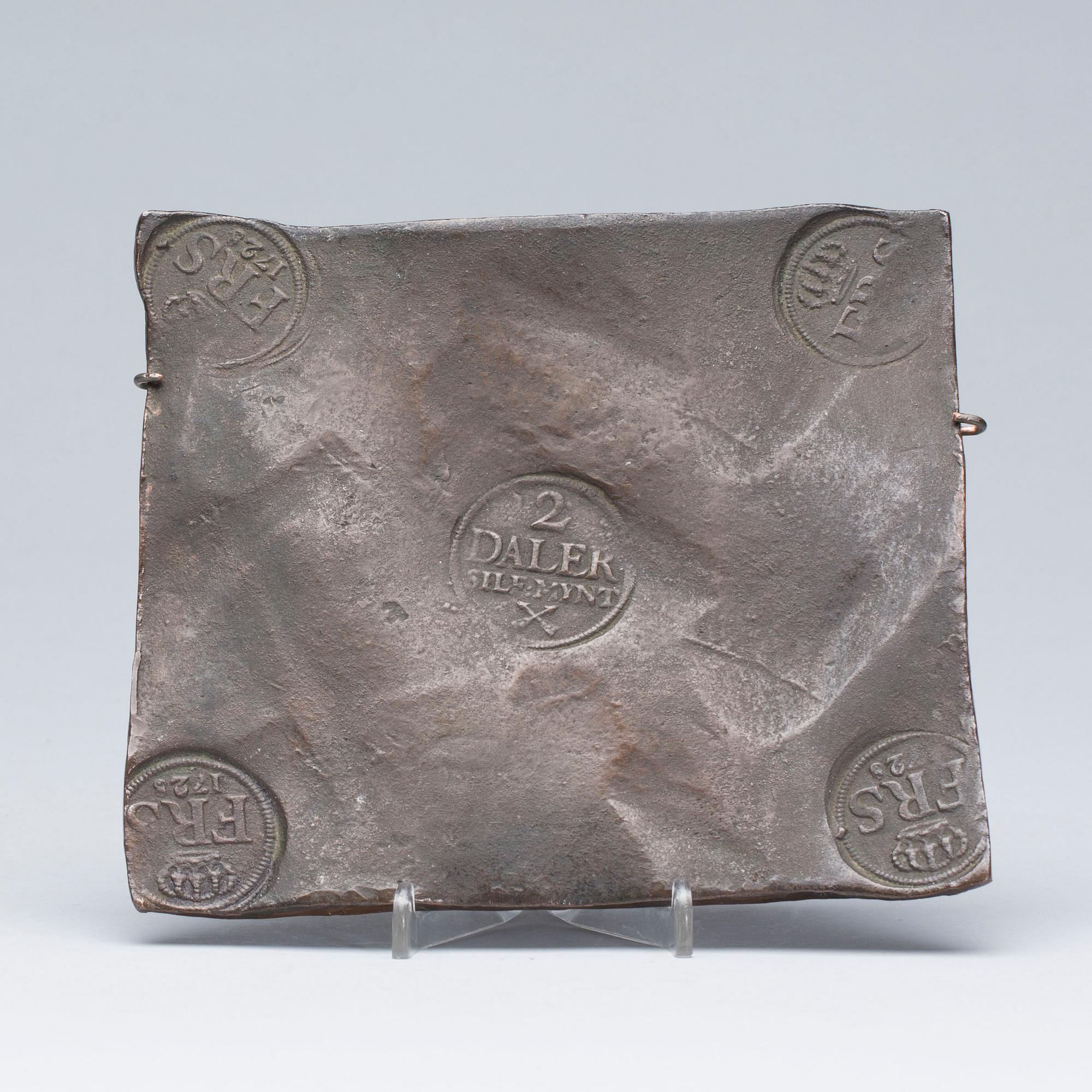 MYNT, koppar, 2 daler silvermynt, 1728.