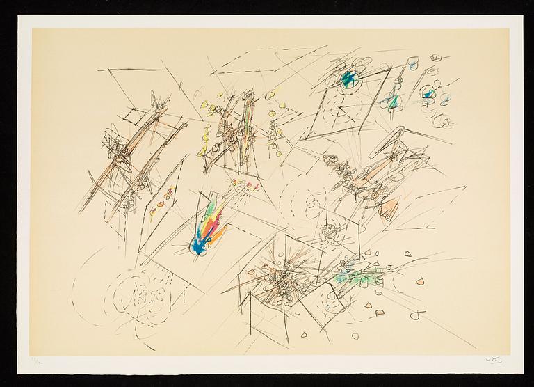 Roberto Matta, "Matta 5 Lithographies".