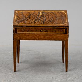 A miniature secretaire, late 19th century.