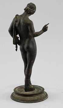 SKULPTUR, patinerad metall, 1800-talets andra hälft.