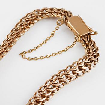 ARMBAND, 18K guld. Vikt 17,9 gram.