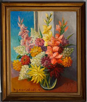Birger Carlstedt, STILL LIFE WITH FLOWERS.
