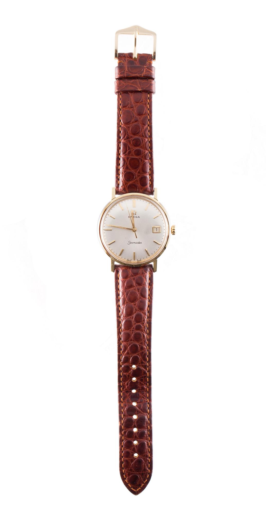ARMBANDSUR, herr, stål, Omega Seamaster.
