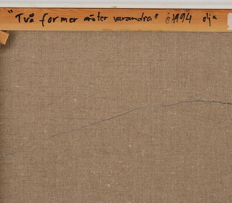 Vesa Lahtinen, "Två former möter varandra".