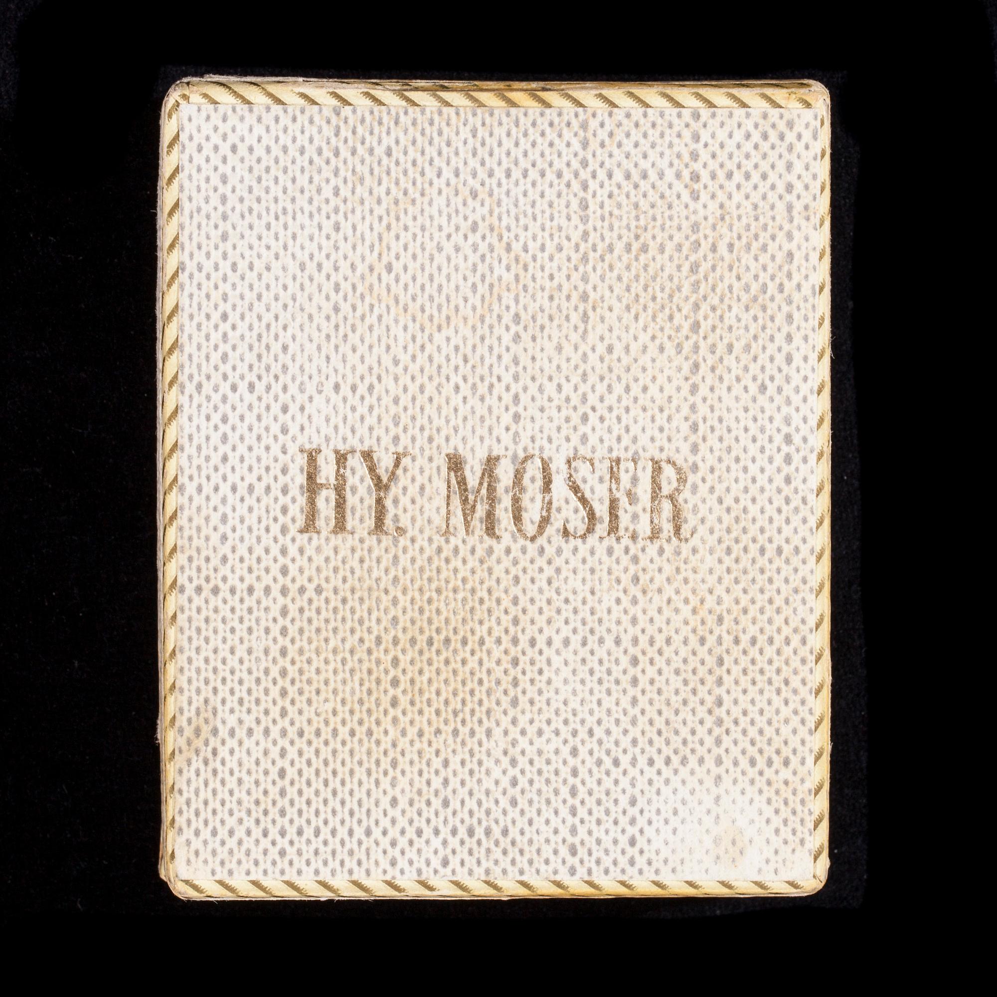 FICKUR, 14K guld, Moser, keden metall. 1960-tal.