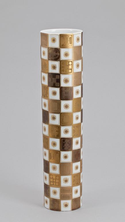 VAS, porslin, "Quatre couleurs", Björn Wiinblad, Rosenthal, Tyskland.