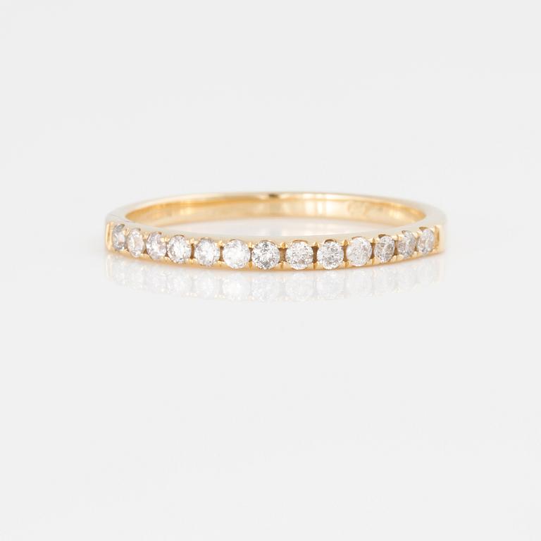 RING, med briljantslipade diamanter ca 0.20 ct.