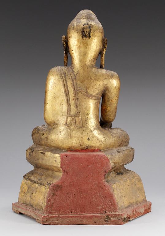 BUDDHA. Myanmar, Burma 1800-talets andra hälft.