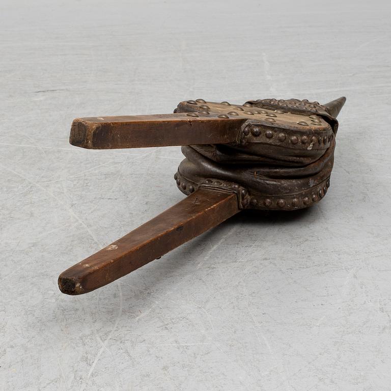 A 19th century Belgian bellows.