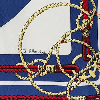 Hermès, scarf, "Chateaux d'Arriere".