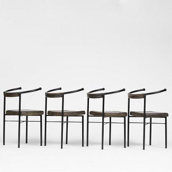 Jonas Bohlin, a set of four "Point" chairs, Källemo, Värnamo, post 1985.
