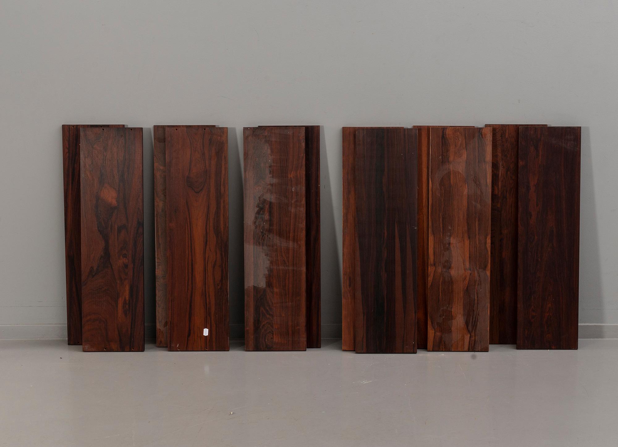 POUL CADOVIUS, a rooswood 'Royal system' shelving unit, third quater of 20th century, Denmark.