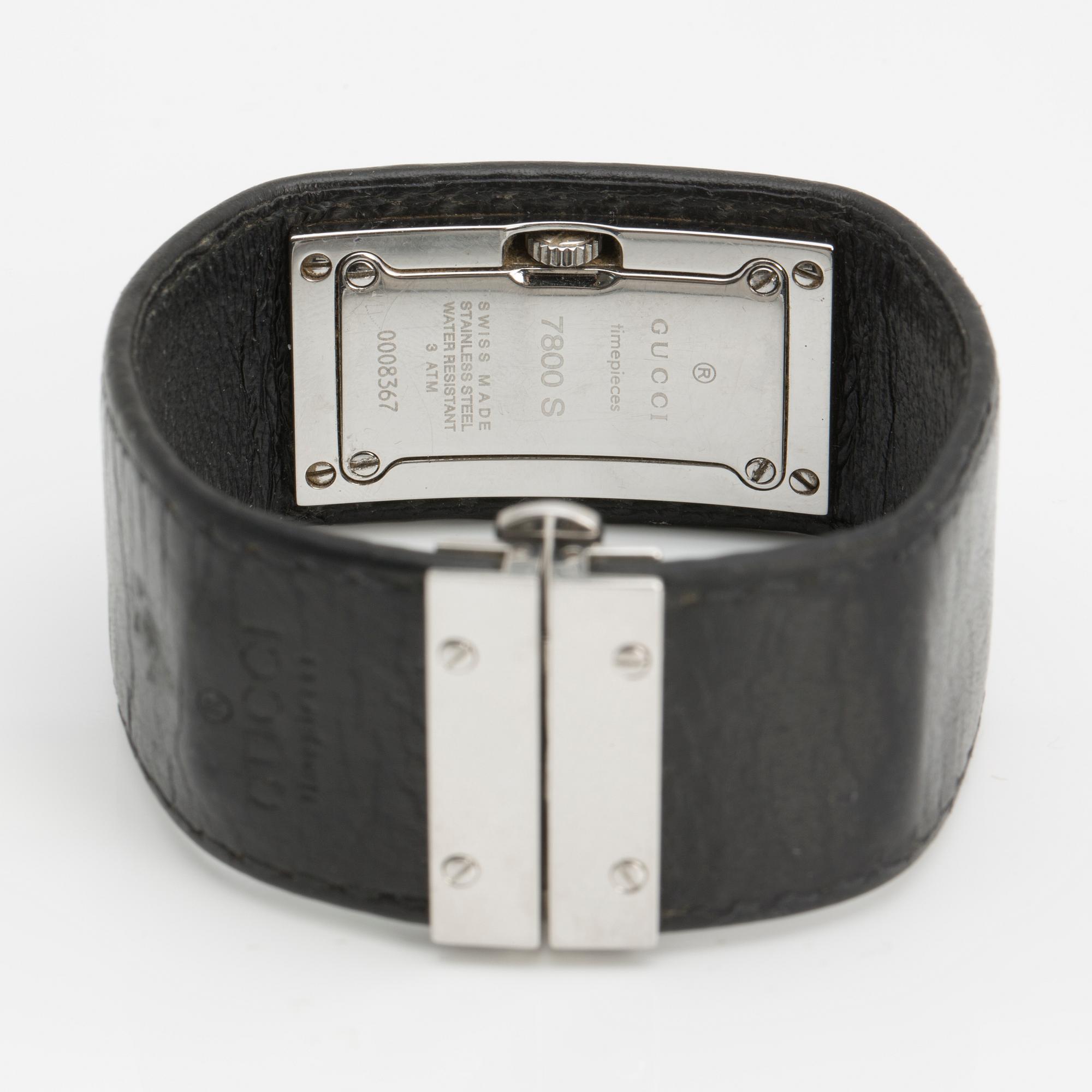 GUCCI, wrist watch, 18 x 33 mm,