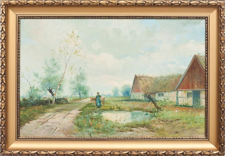 ISIDOR TÖRNSTRÖM, olja på duk, signerad.