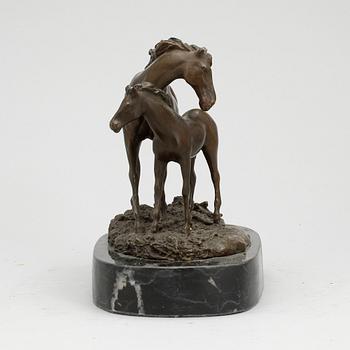 OKÄND KONSTNÄR, skulptur, brons. 1900-tal. Signerad Coreira.