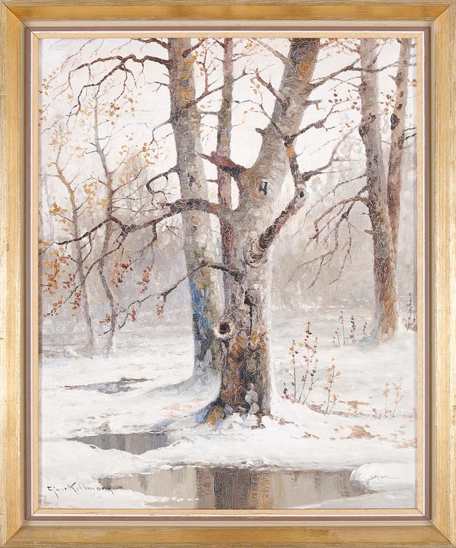 EJNAR KOHLMANN, oil on canvas, signed.