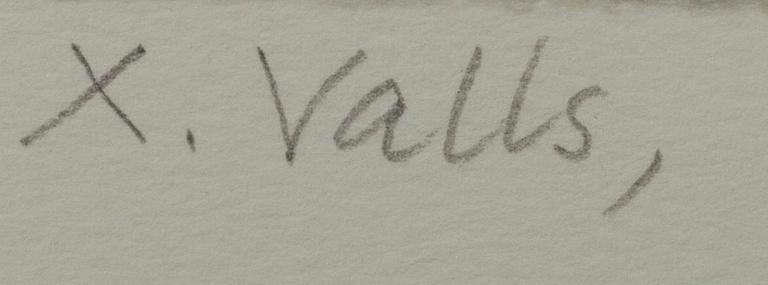 XAVIER VALLS, litografi, signerad och numrerad 188/350.