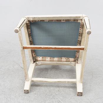 Four matched chairs, 19th century.