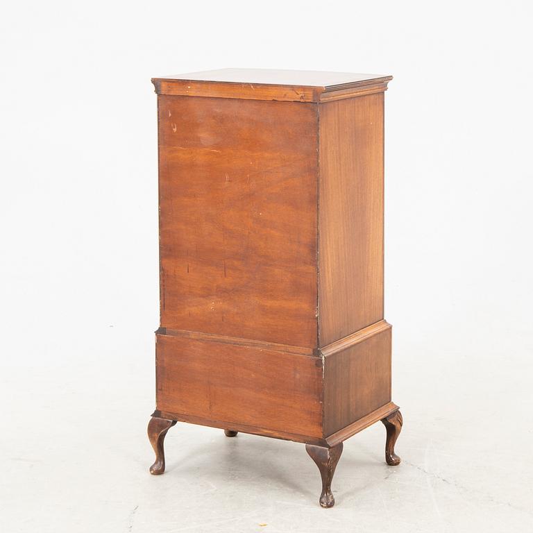 A mahogany English style dresser later part of the 20th century.