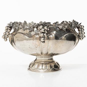 Praktskål / ytterfoder, silver, 1900-tal.