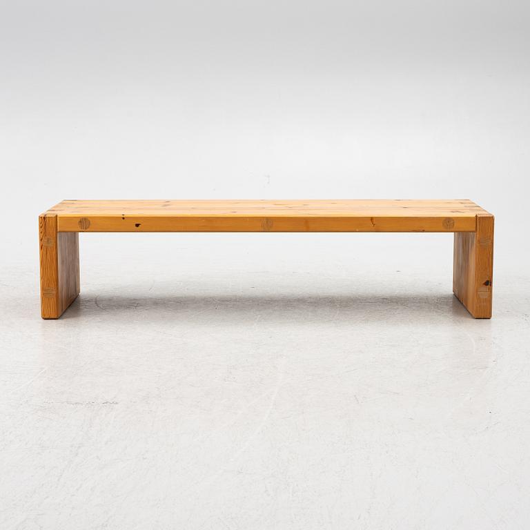 Roland Wilhelmsson, bänk/soffbord, "Sink", 1977.