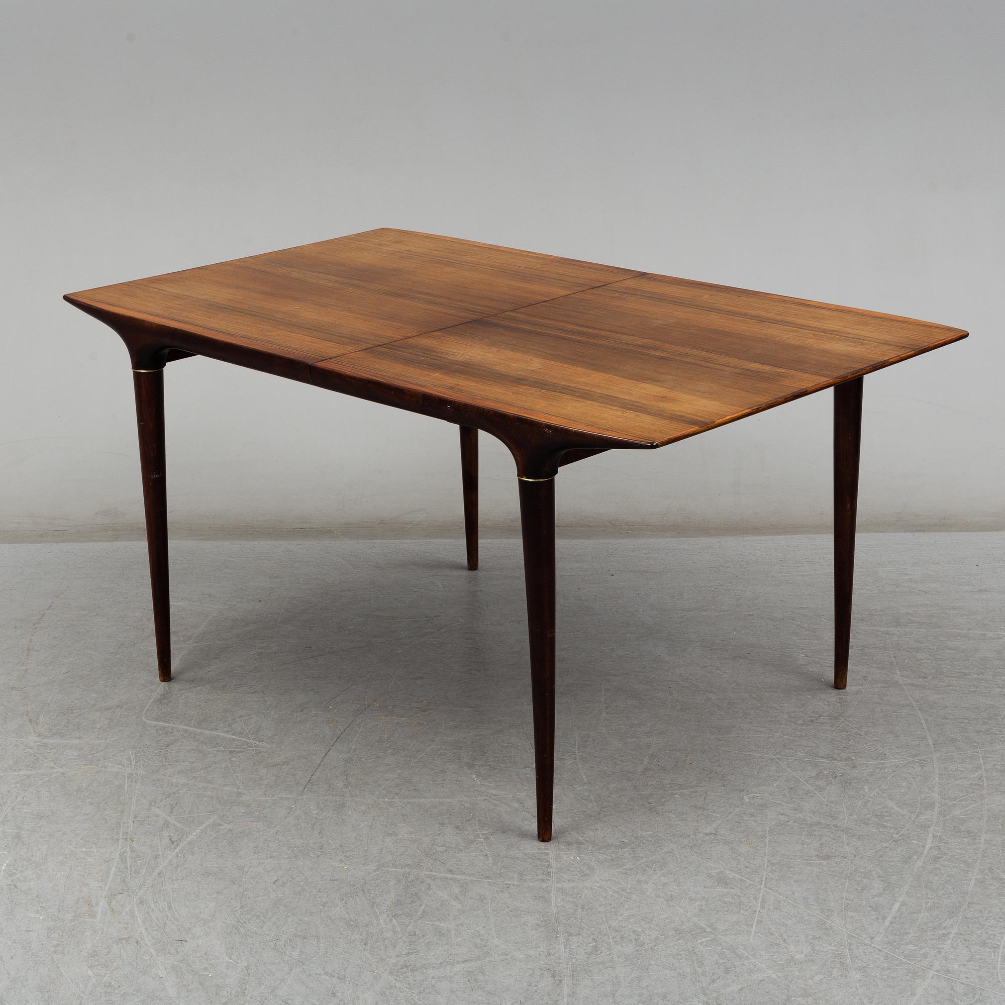 SVANTE SKOGH, matsalsgrupp, 9 delar, "Cortina", Seffle Möbelfabrik, 1960-tal.