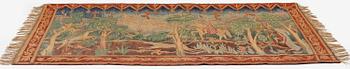 Carl Malmsten, a tapestry,  c. 213 x 113 cm, Handarbetets vänner, signed signed CM (V) dated 1920.