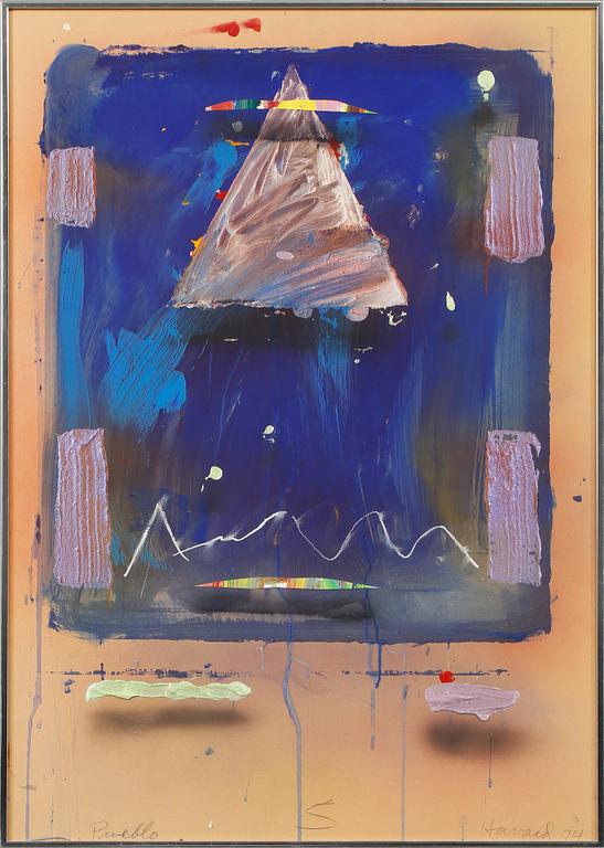 JAMES HAVARD, blandteknik, signerad och daterad -74.