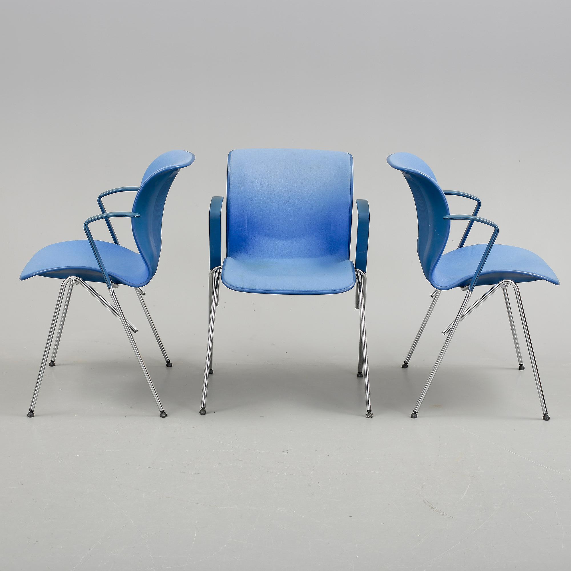 KARMSTOLAR, 3st, Alfred Homann for Fritz Hansen, 1900-talets slut.