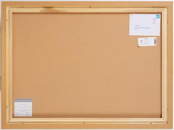 Callum Innes, "Ivory Black Blue / Quinacridone Gold (no. 59)".