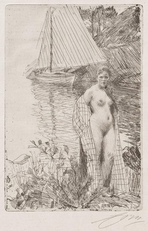 Anders Zorn, "My model and my boat".