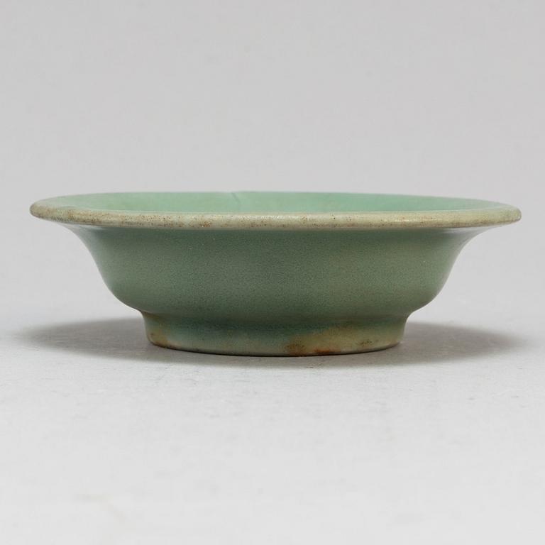 A celadon dish, Ming dynasty, (1368-1644).