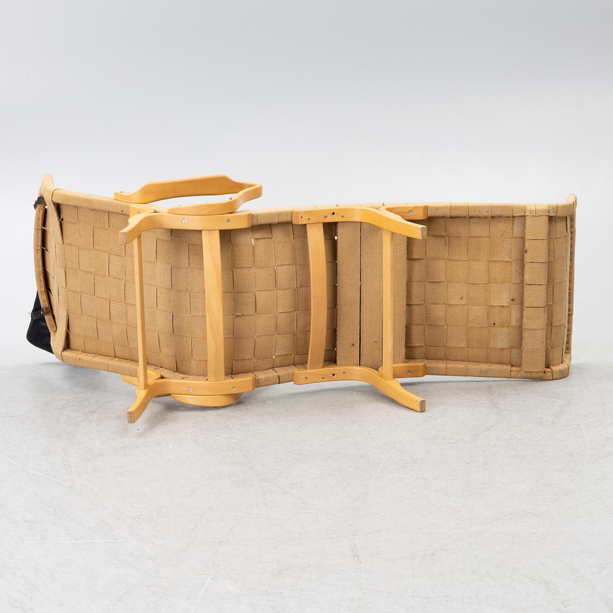 Bruno Mathsson, a 'Pernilla 3' lounge chair, Dux, second half of the 20th century.