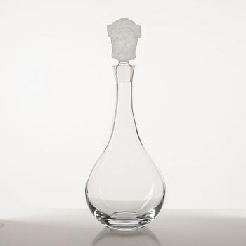 A "Medusa Lumiere" decanter, Rosenthal for Versace.