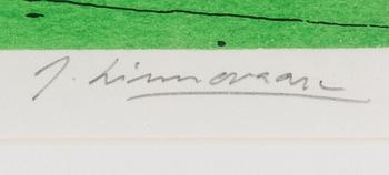 JUHANI LINNOVAARA, serigrafia, signeerattu ja numeroitu 11/90.